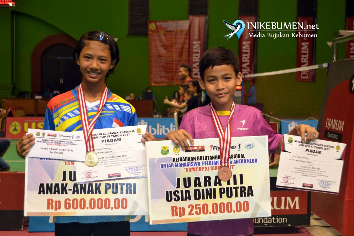 Vio, Peraih Juara I Bulu Tangkis Tingkat Nasional Asal Kebumen Vio, Peraih Juara I Bulu Tangkis Tingkat Nasional Asal Kebumen