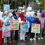 Gencarkan Kampanye Three Ends, Ibu-ibu GOW Kebumen Turun ke Jalan