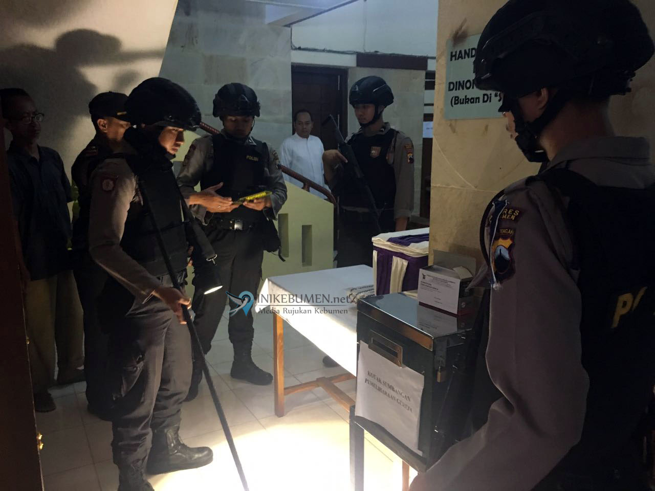 Antisipasi Teror Jelang Natal, Polisi Lalukan Sterilisasi Gereja di Kebumen