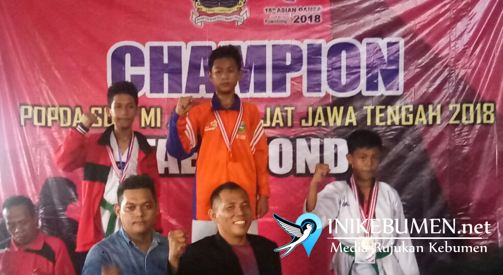 Taekwondo Sumbang Emas Pertama untuk Kebumen pada POPDA Jateng