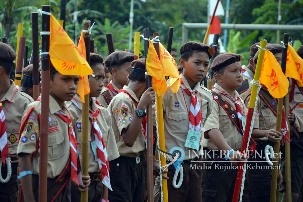 736 Pramuka Penggalang SD/MI di Kebumen Ikuti Perkemahan Jambore di Widoro