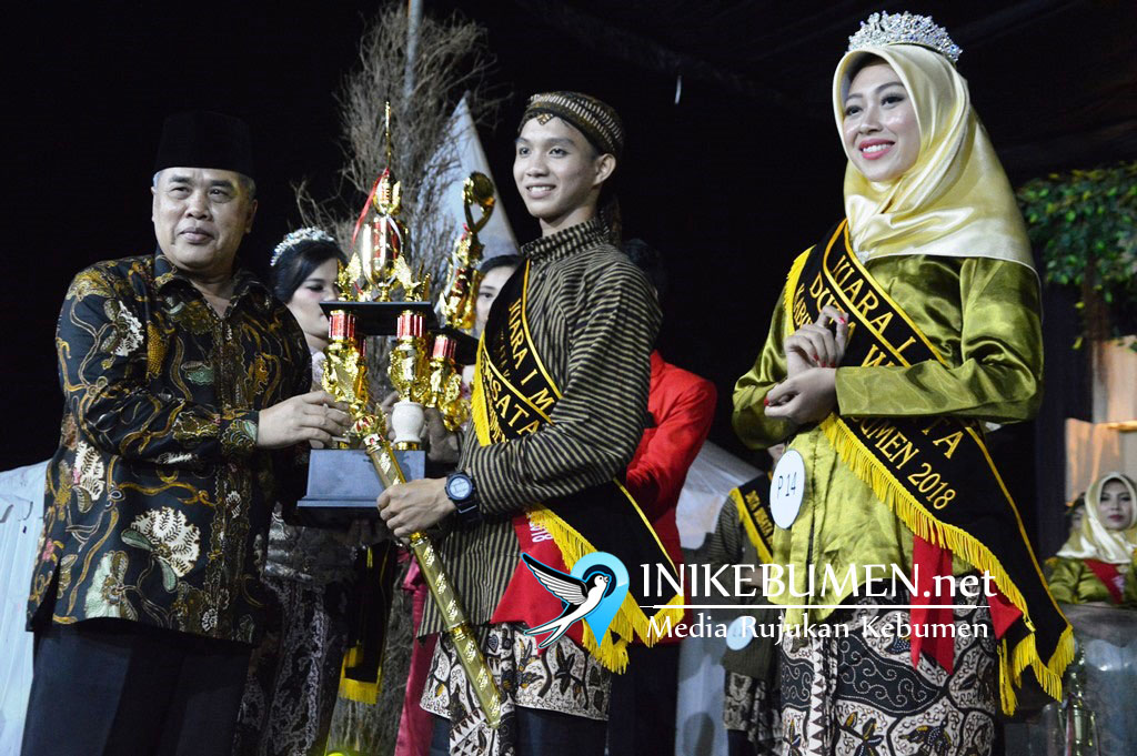 Sigit dan Linda Terpilih jadi Mas dan Mbak Duta Wisata Kebumen 2018
