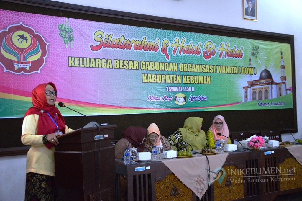 Gelar Halal Bihalal, GOW Kebumen Tegaskan Konsisten Bantu Program Pemerintah