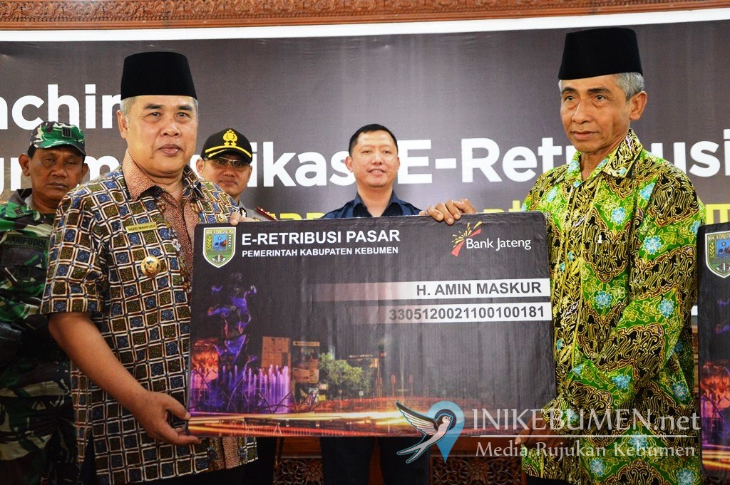 Tekan Kebocoran, Pemkab Kebumen Luncurkan E-Retribusi Pasar Tumenggungan