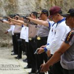 Para Kapolsek di Kebumen Ikuti Latihan Menembak
