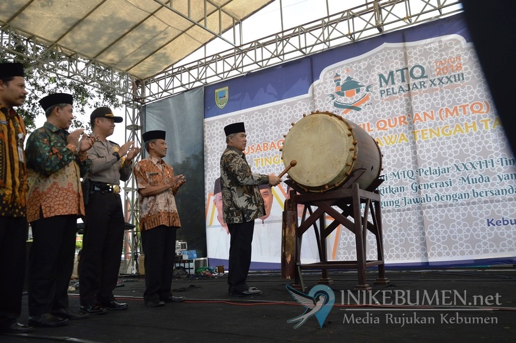 Wakil Bupati Kebumen Tutup MTQ Pelajar ke-33 Jawa Tengah