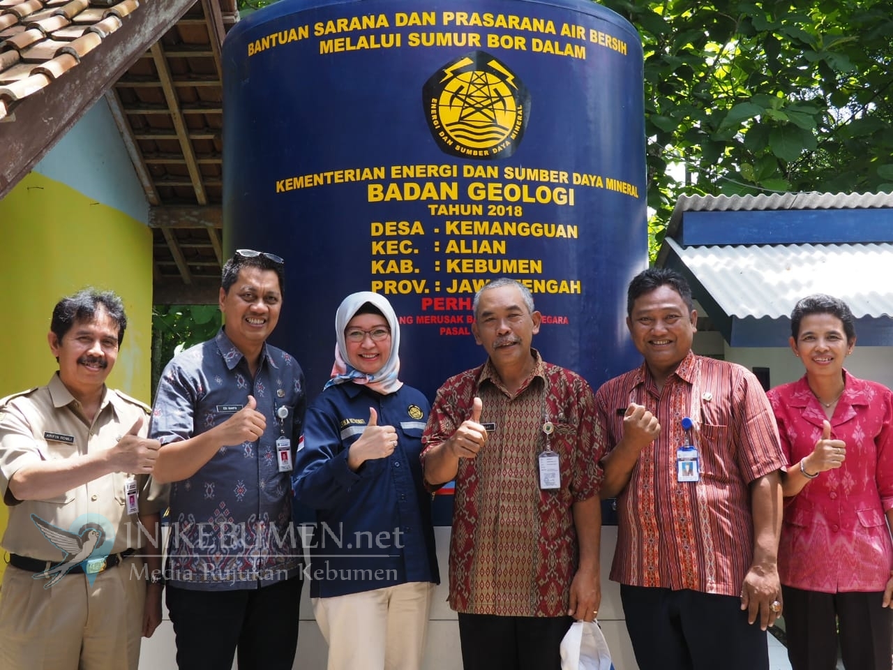 Dua Desa di Kebumen Terima Bantuan Sumur Bor dari Kementerian ESDM