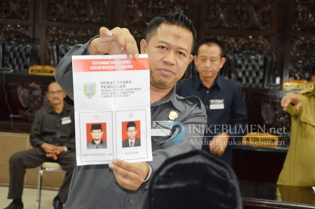 Menang Telak, Arif Sugiyanto Terpilih Sebagai Wakil Bupati Kebumen