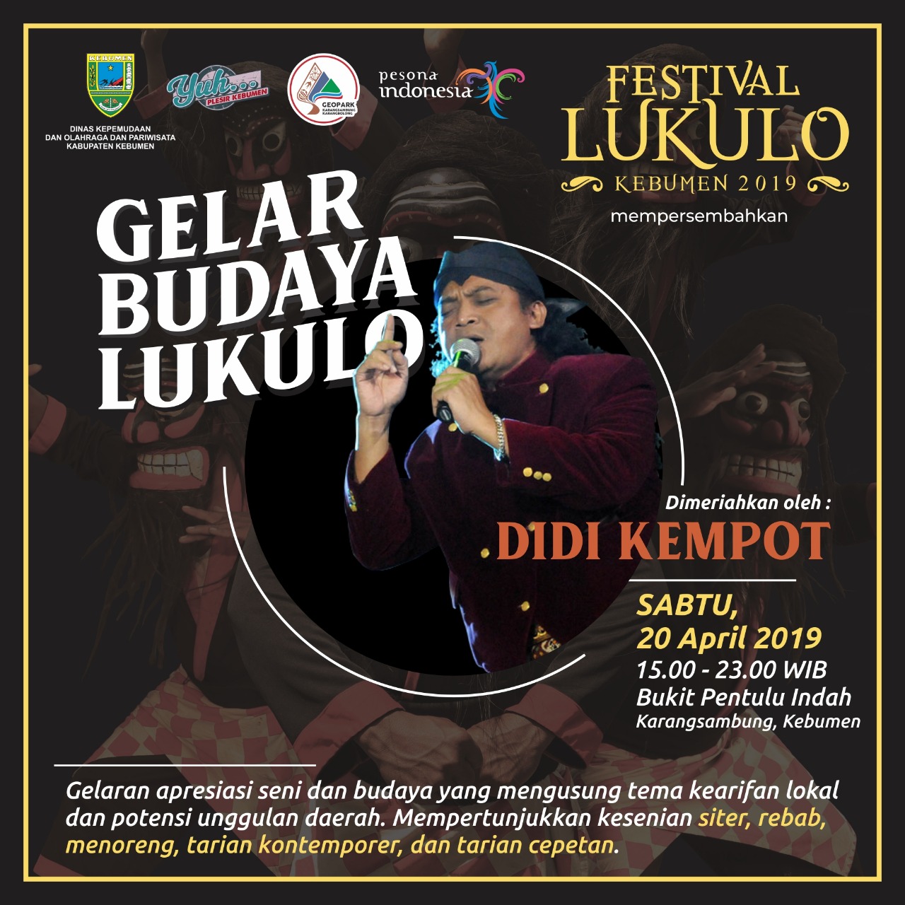 Asyik! Festival Lukulo 2019 Digelar Mulai Besok