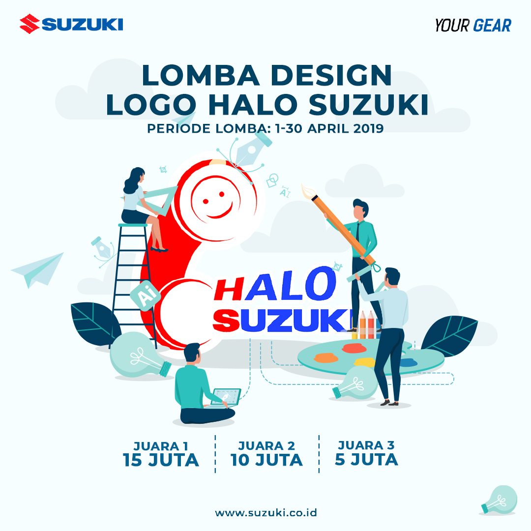 Suzuki Gelar Lomba Desain Logo Berhadiah Total Rp 30 Juta