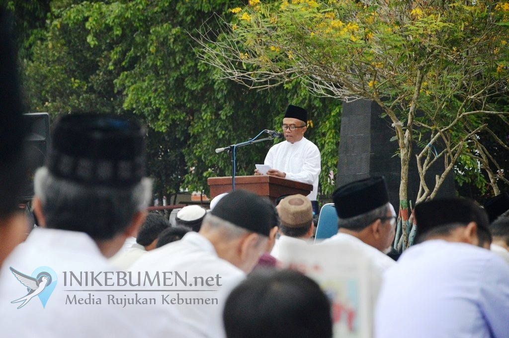 Jadi Khotib Shalat Idul Fitri, Kepala Kemenag Kebumen: Saatnya Kembali Merajut Persaudaraan
