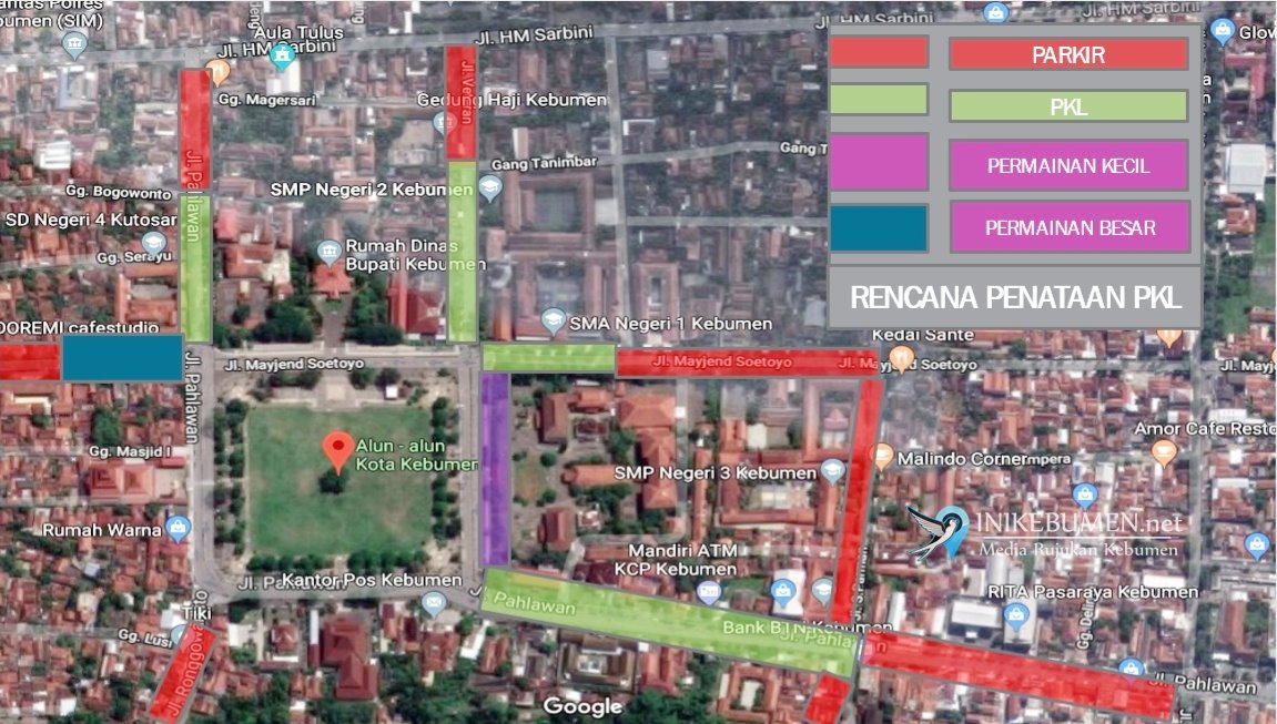 Car Free Day Kebumen Bakal Diperluas, Alun-alun Harus Steril dari PKL
