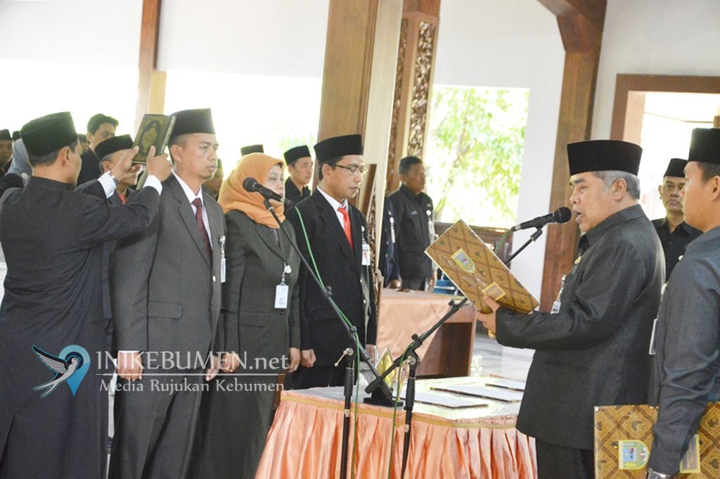 Bupati Kebumen Lantik 48 Pejabat Baru, 3 Diantaranya Pejabat Eselon II