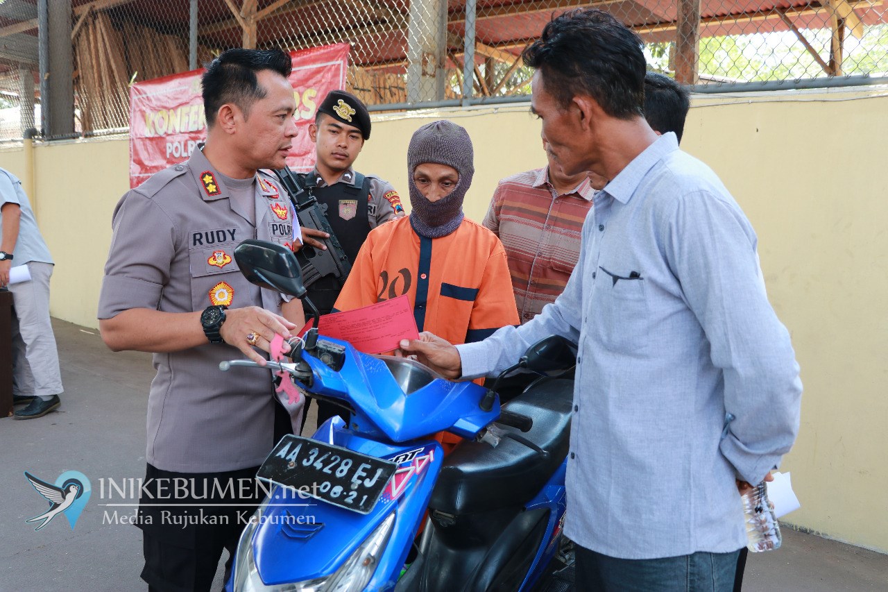 Curi Motor di Masjid, Pria Asal Karanggayam ini Ditangkap Polisi