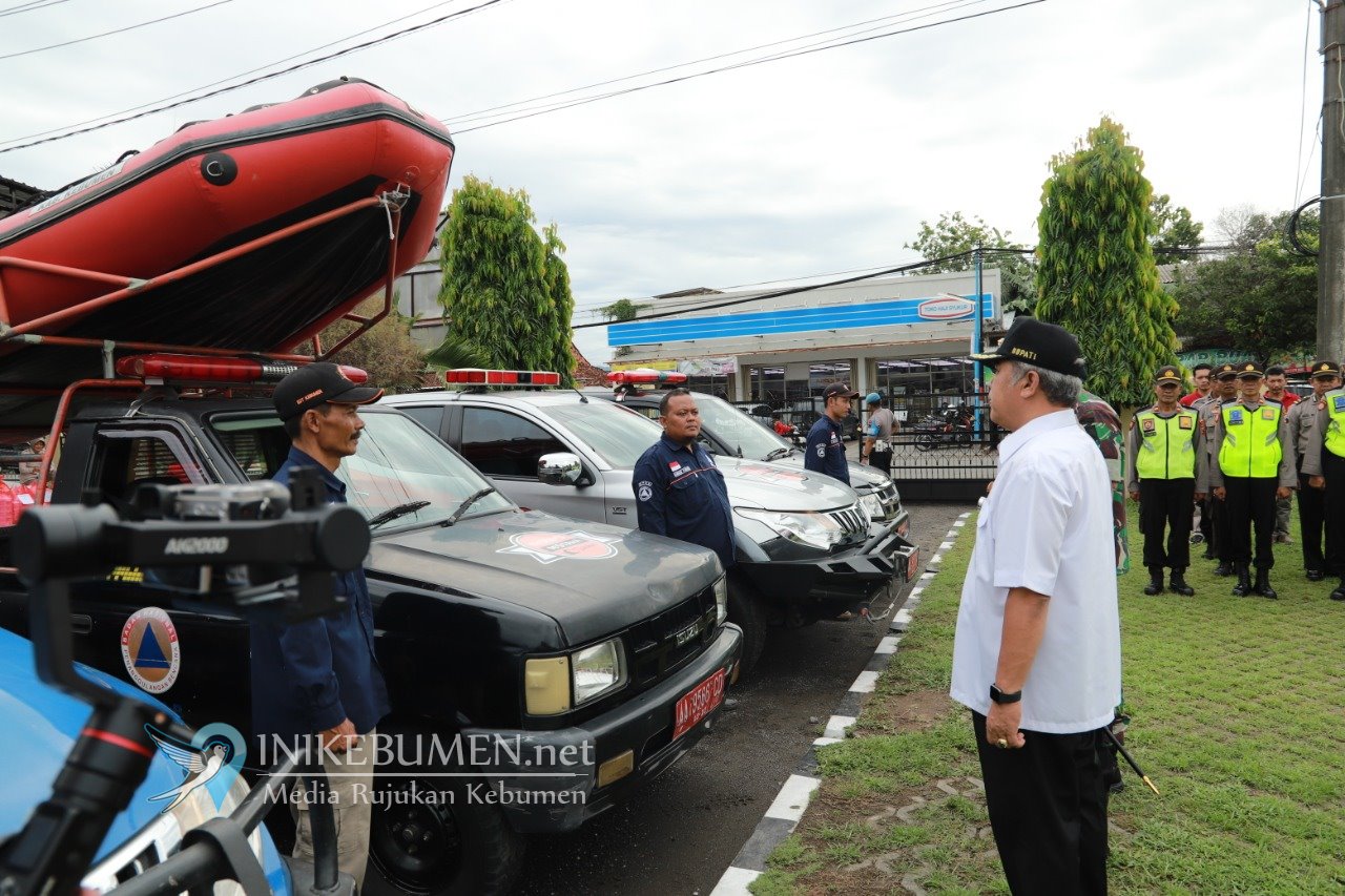 Polres Kebumen Gelar Apel Kesiapsiagaan Penanggulangan Bencana Alam
