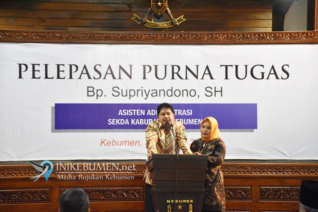 33 Tahun Mengabdi di Pemkab Kebumen, Asisten Administrasi Purna Tugas 33 Tahun Mengabdi di Pemkab Kebumen, Asisten Administrasi Purna Tugas