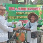 Peduli Sesama Saat Wabah Corona, HMI dan KAHMI Kebumen Bagikan 200 Paket Beras