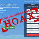 AWAS HOAKS! Beredar Informasi Terkait Program Suzuki Peduli Covid