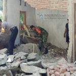 Diterjang Bongkahan Batu Cadas, Dinding Rumah Warga Alian Jebol