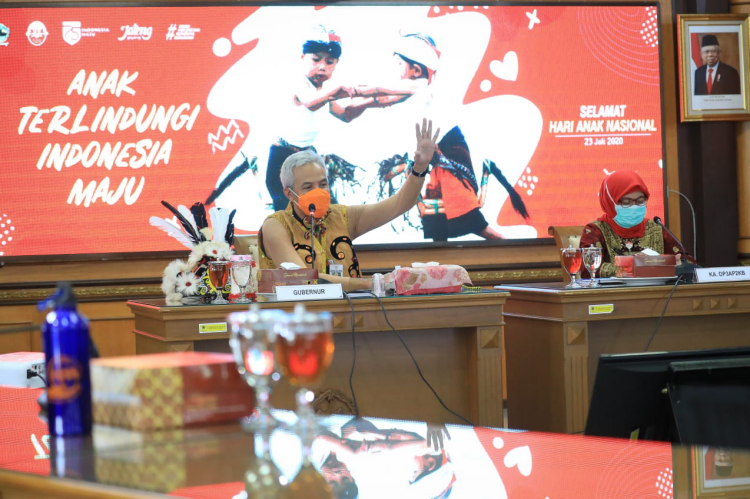Hari Anak Nasional, Ganjar Minta Pertahankan Semangat Belajar Selama Pandemi