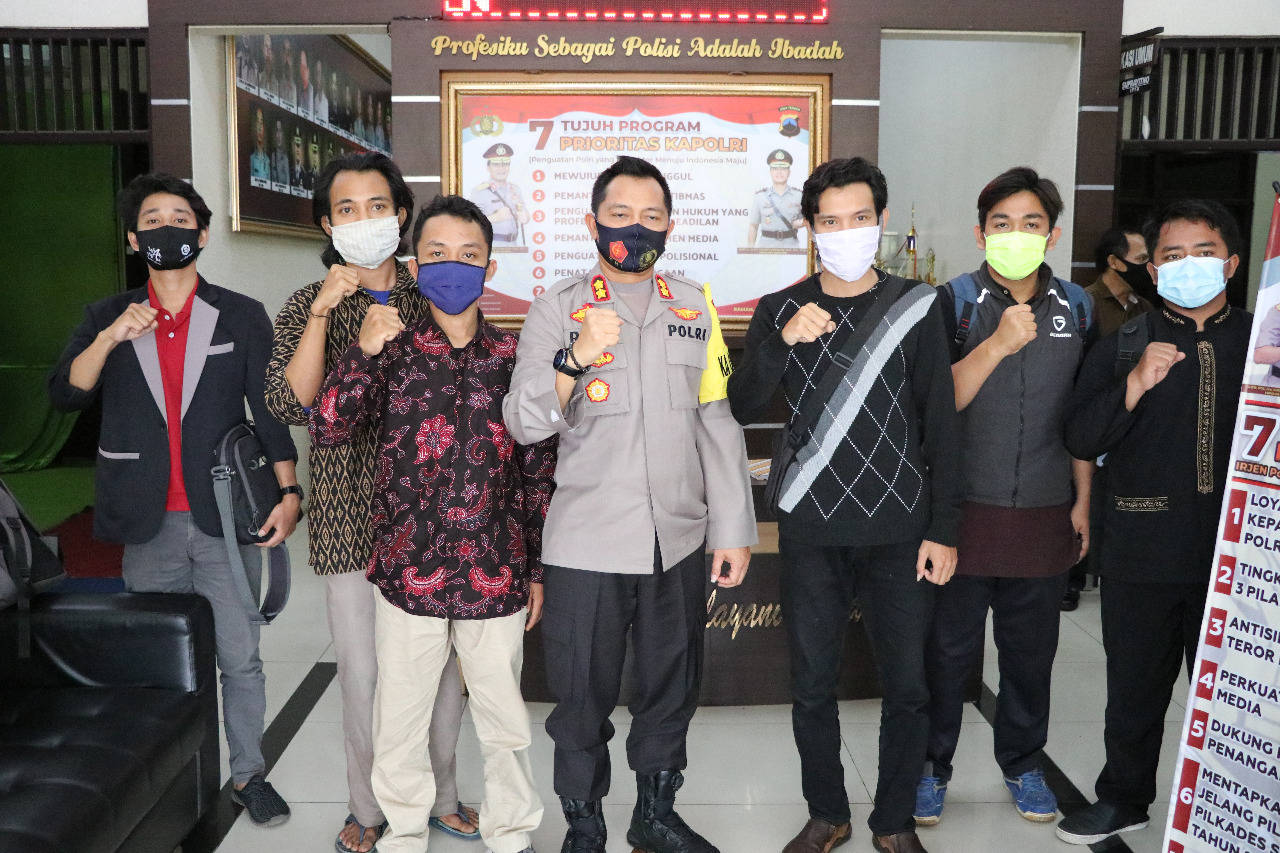 Mahasiswa Islam Dukung Polres Kebumen, Tidak ada Aksi Anarkis saat Demo