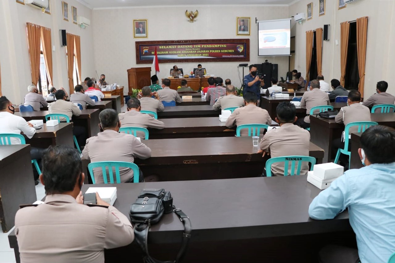 Turun Rp 5,2 Miliar, Tahun Depan Polres Kebumen Kelola Anggaran Rp 88,3 Miliar