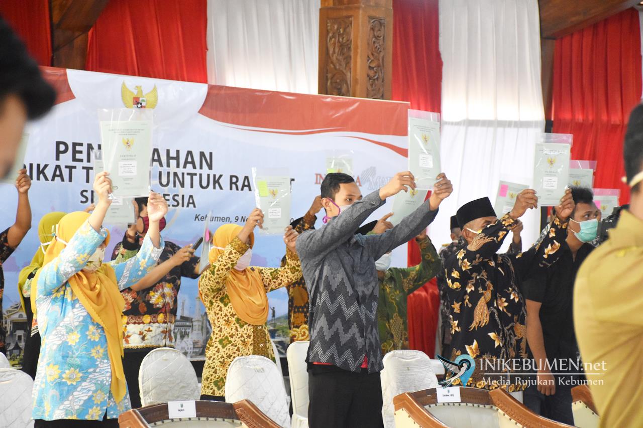 Catat! Biaya Urus Sertifikat PTSL di Kebumen Maksimal Rp 300 Ribu