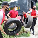 Jumat Bersih, Polres Kebumen Gelar Kerja Bakti