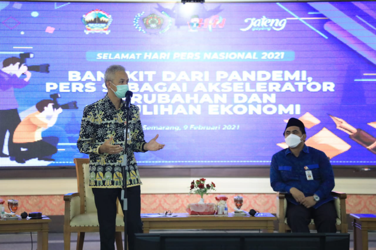 Sambut HPN 2021, Ganjar Siapkan Vaksinasi Untuk Insan Pers