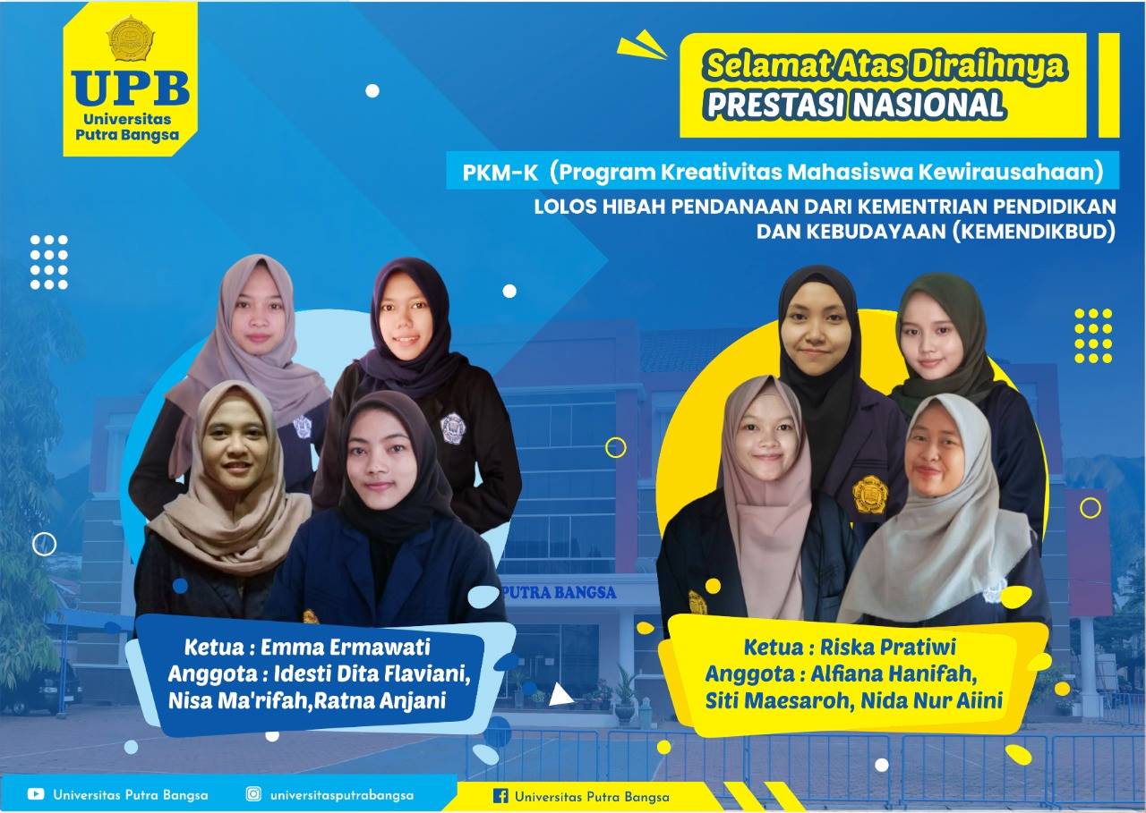 Dua Tim Mahasiswa UPB Kembali Raih Hibah PKM 2021 dari Kemdikbud-Ristek