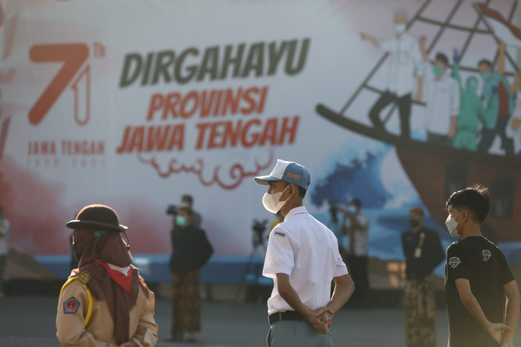 HUT Jateng, Ganjar Ajak Perkuat Solidaritas Wujudkan Jawa Tengah Tangguh