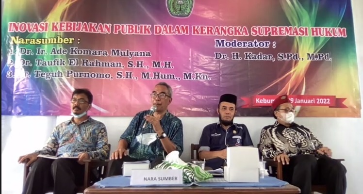 Penyelenggaraan Nama Rupabumi Menjadi Bahasan Menarik Dalam Halakah Akadamik STIS Kebumen