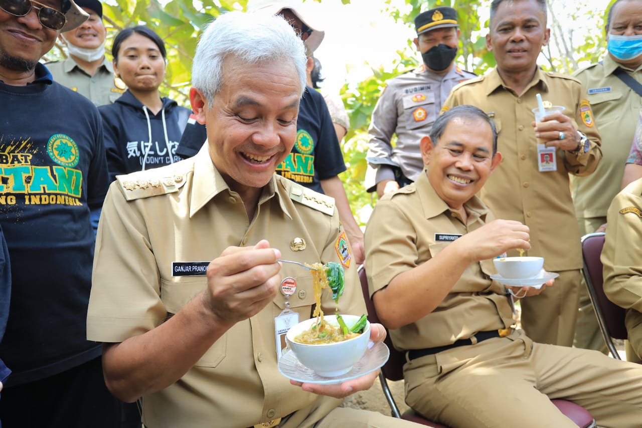Ternyata Porang Bisa Diolah jadi Bahan Mie Ayam, Ganjar: Ini Keren