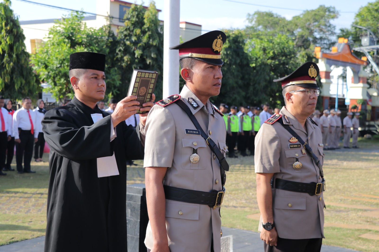 Kapolres Kebumen Lantik Kapolsek Padureso dan Kapolsek Karangsambung, Ini Daftarnya