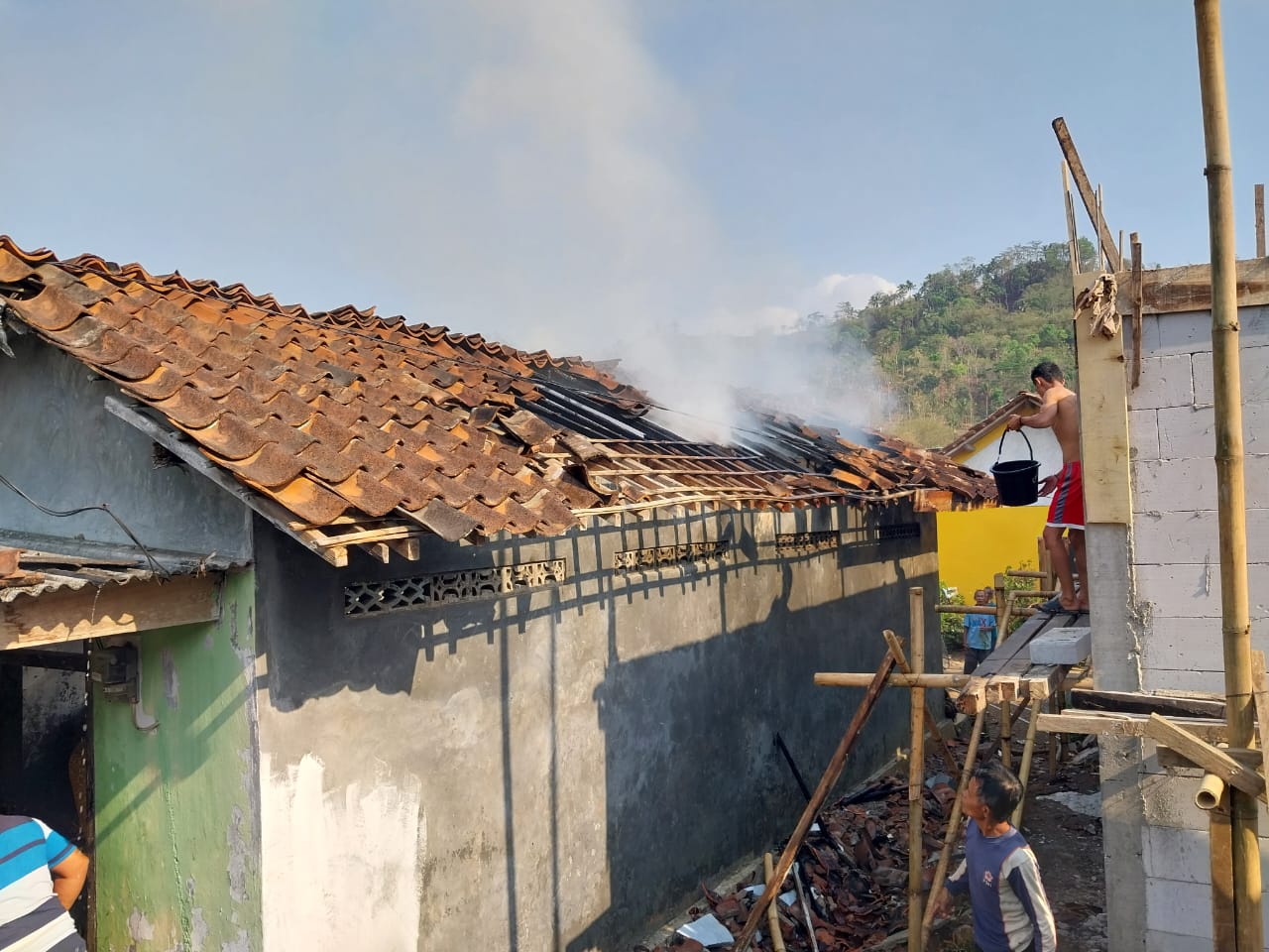 Rumah Nenek Sajem di Karanggayam Kebumen Kebakaran, Begini Kronologinya