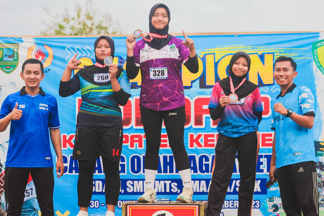 Wow Keren! SMP 2 Kutowinangun Panen Medali Popda Kabupaten Kebumen, Total Raih 15 Medali